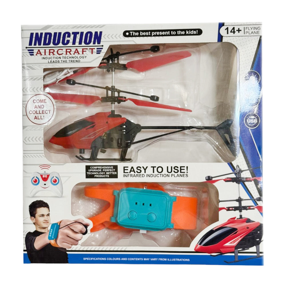 Hand Watch Remote Control Helicopter For Kids