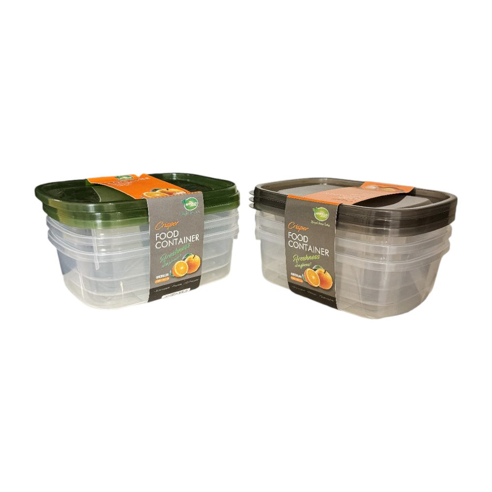 Food Storage Containers Pack Of 3 1000ML (Single Piece)